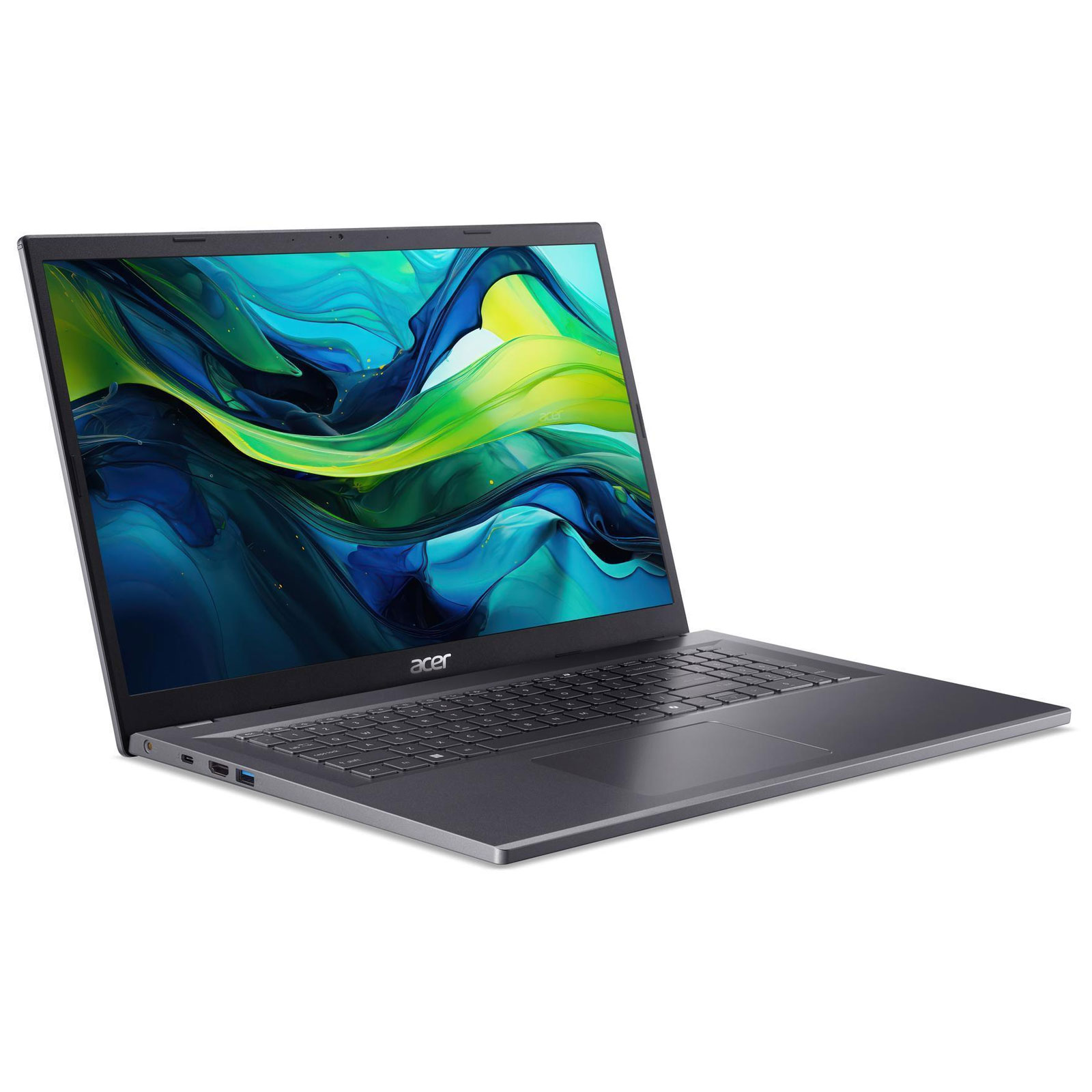 ACER Notebook Aspire 17 (A17-51M-717Y), Grau, 17,3 Zoll, Full HD, IPS, Intel Core 7 150U, 16 GB, 1 TB M.2 SSD