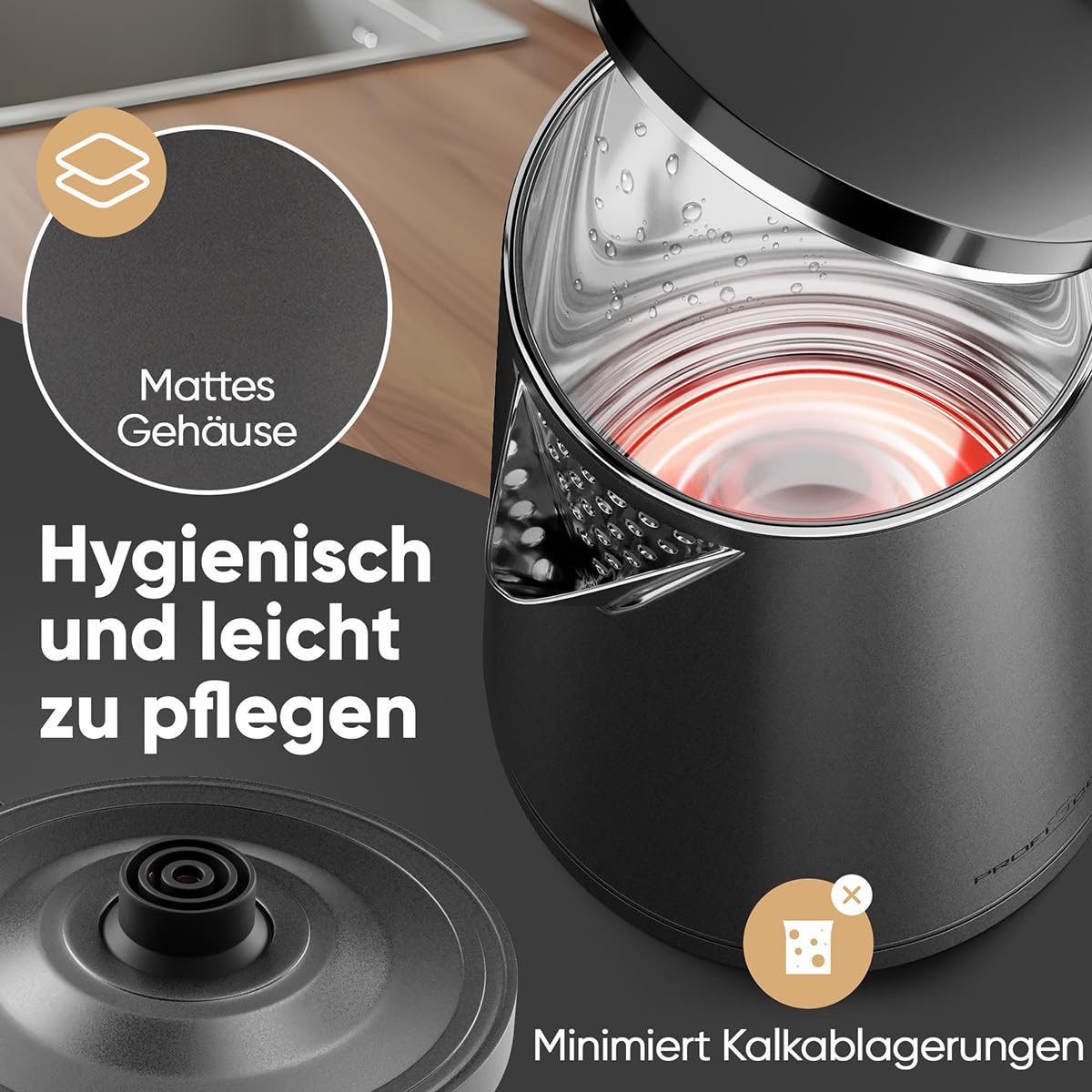 ProfiCook® Wasserkocher 1,5 Liter