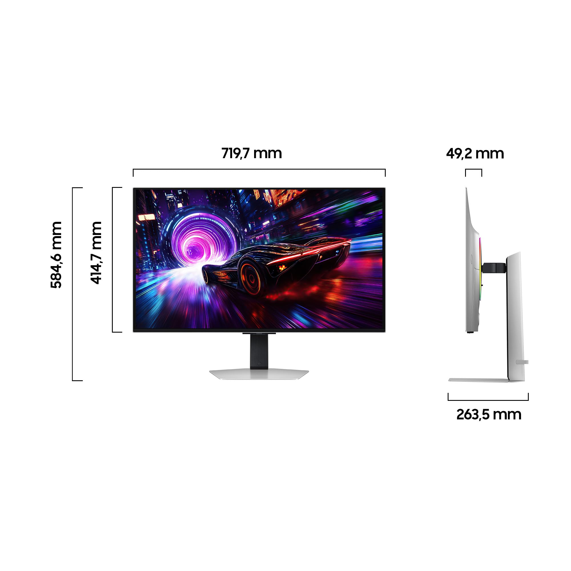 Samsung Odyssey OLED G81SF Gaming Monitor 32 Zoll 4K