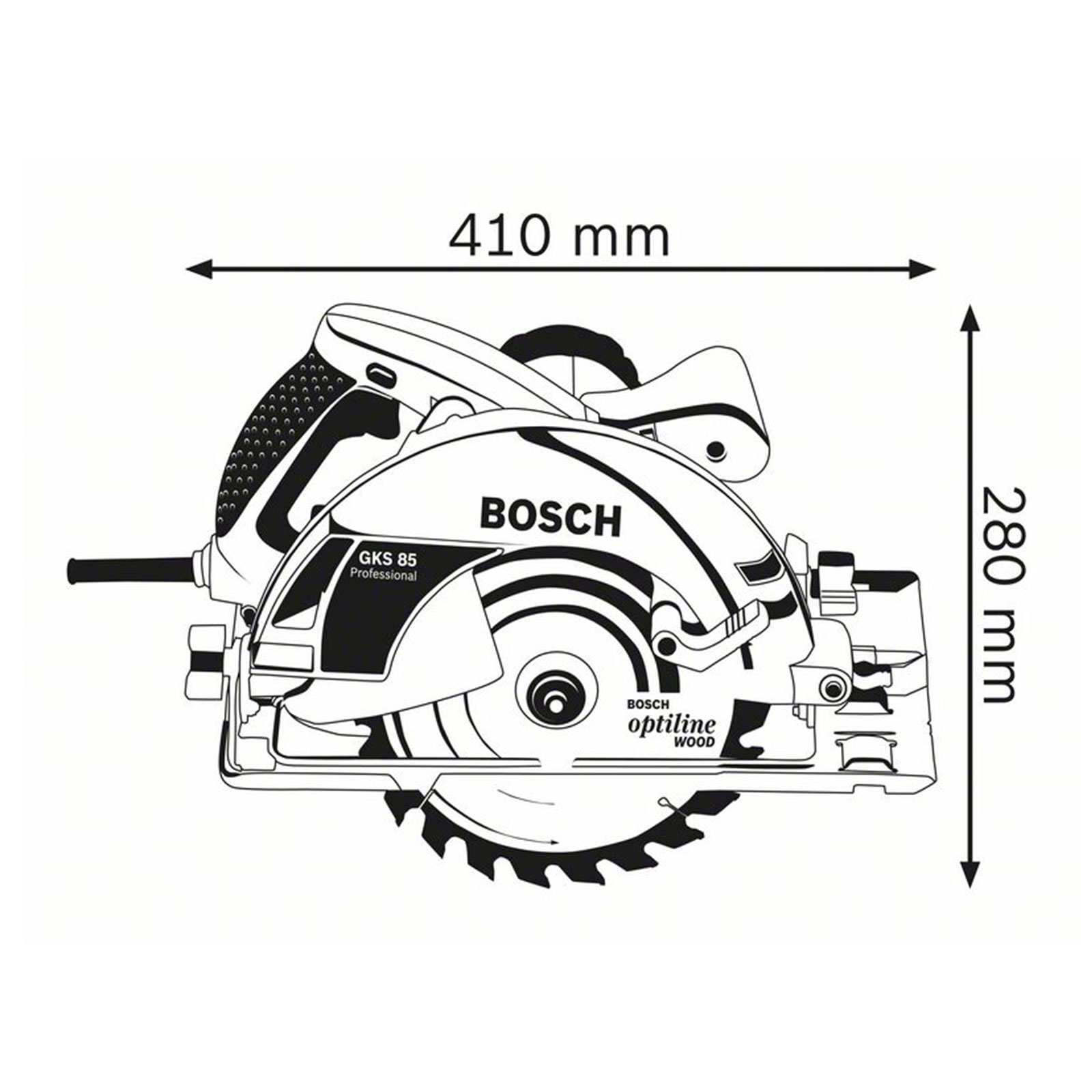 Bosch Professional GKS 85 (C) Elektrische Handkreissaege