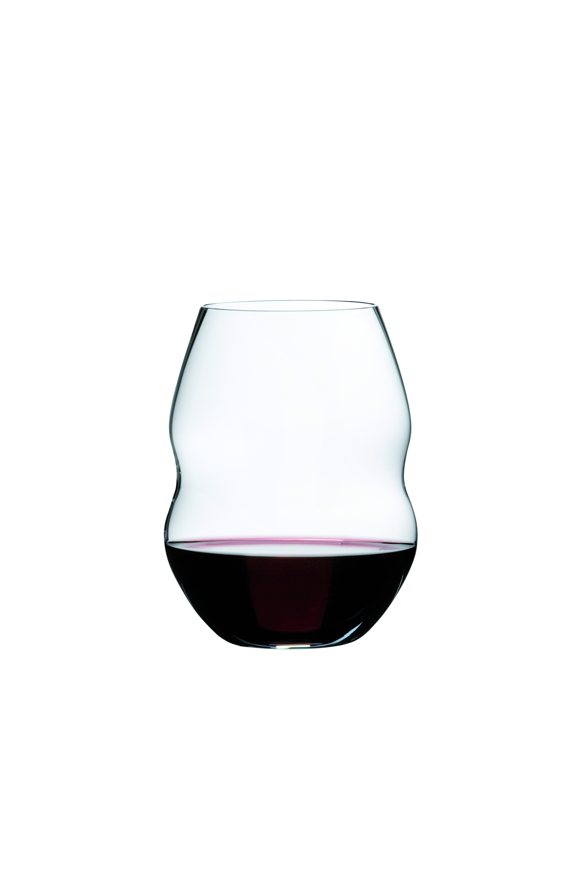 Riedel Swirl Rotwein, Rotweinglas, Weinglas, hochwertiges Glas, 580 ml, 2er Set, 0450/30