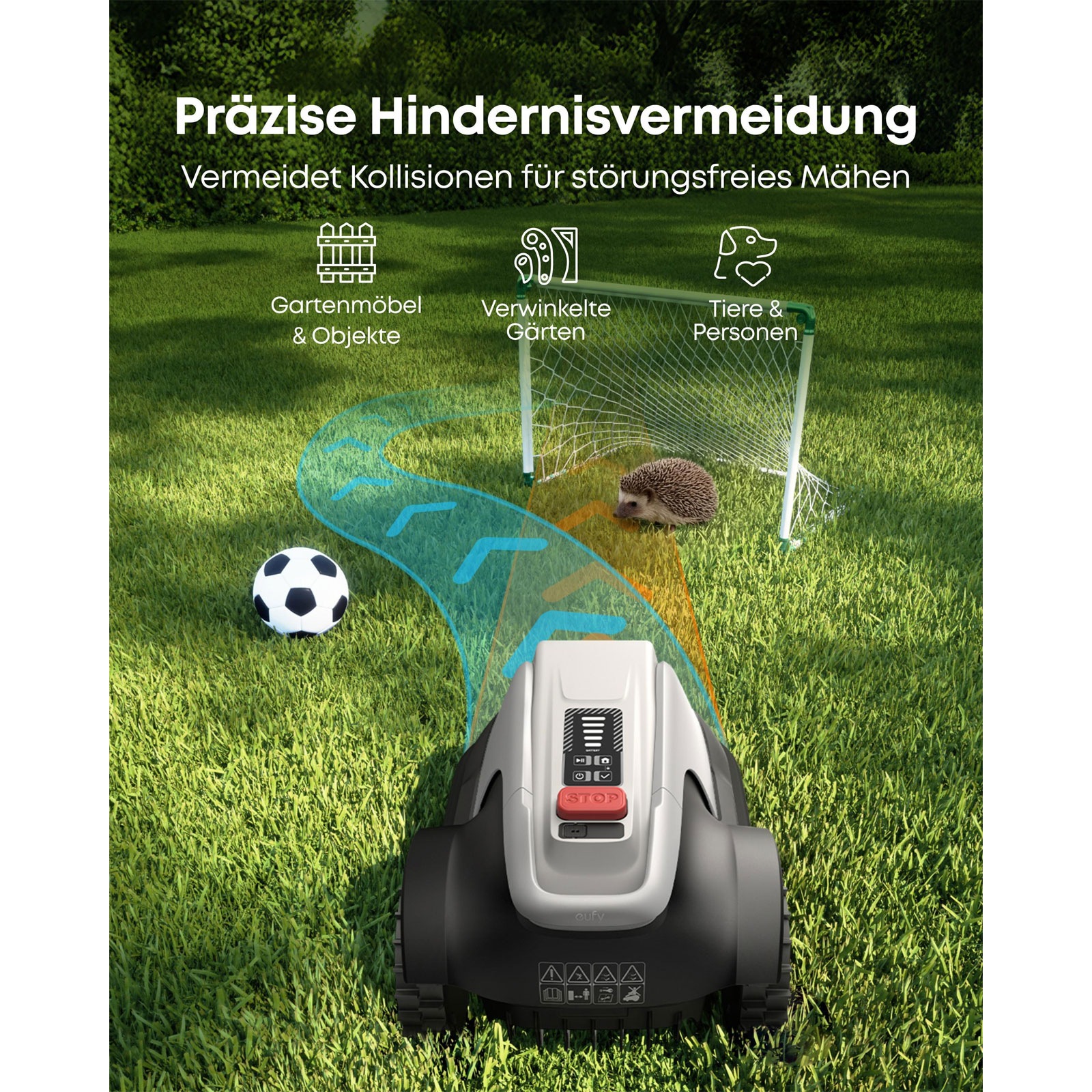 Eufy E15 Solo Rasenmähroboter