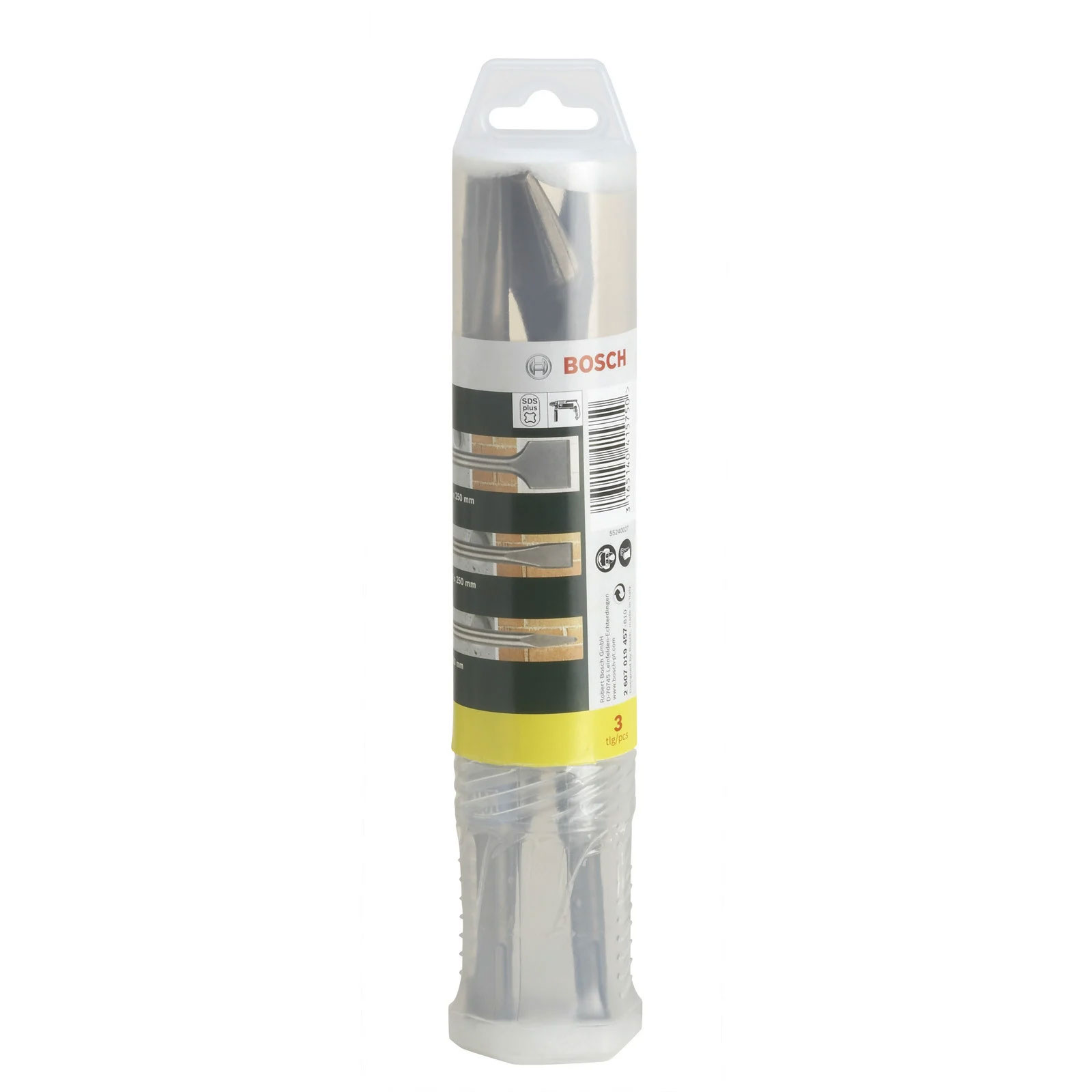 Bosch Professional Meissel-Set SDS plus, 3-teilig
