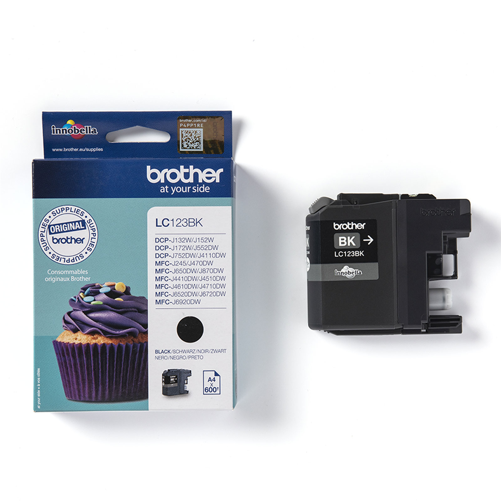 Brother LC123BK Tinte für MFCJ4510DW Black