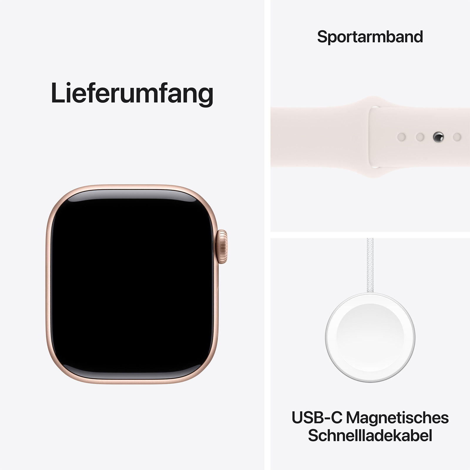 Apple Watch Series 10 GPS + Cellular, 46 mm, Sportarmband - M/L