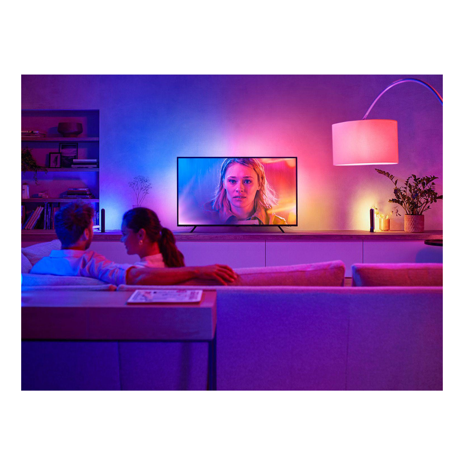 Philips Hue White & Color Ambiance Lightstrip Gradient für 75 Zoll TV