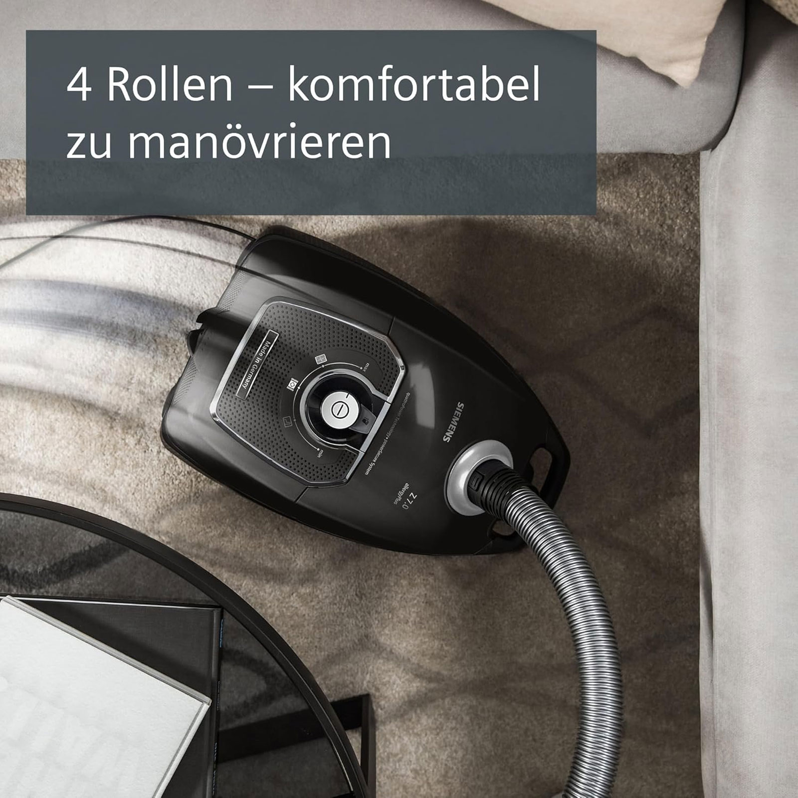 Siemens VSZ7A400 Bodenstaubsauger 650 W Energieeffizienz A ohne Zubehör