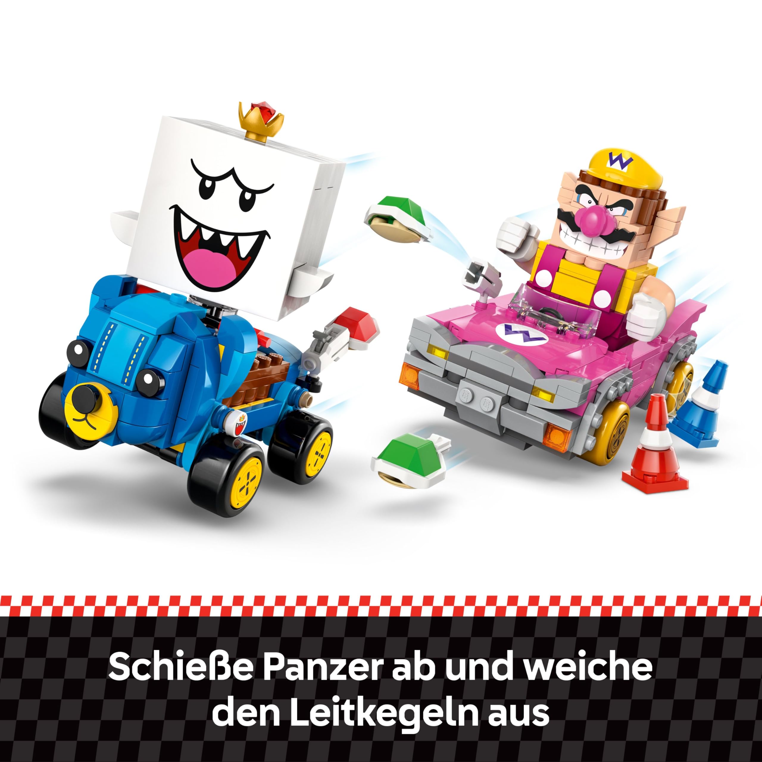 LEGO Super Mario: Mario Kart - Wario & König Buu Huu 72038