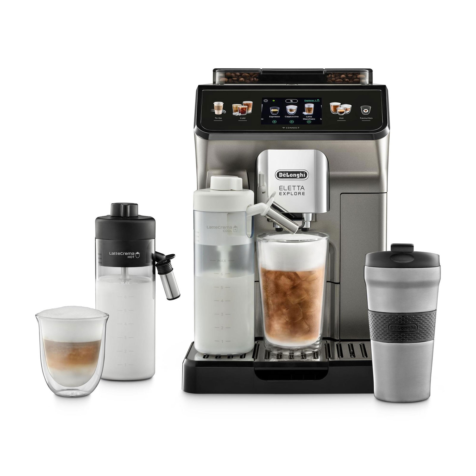 DeLonghi ECAM450.86.T Eletta Explore Cold Brew Kaffeevollautomat