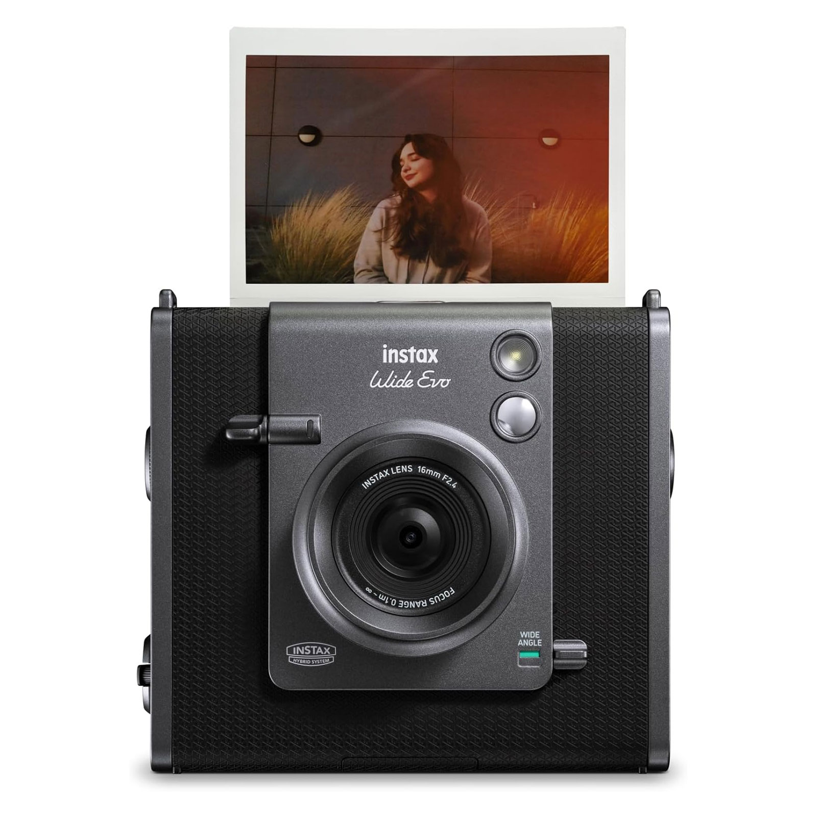 FUJIFILM instax Wide Evo Sofortbildkamera Black