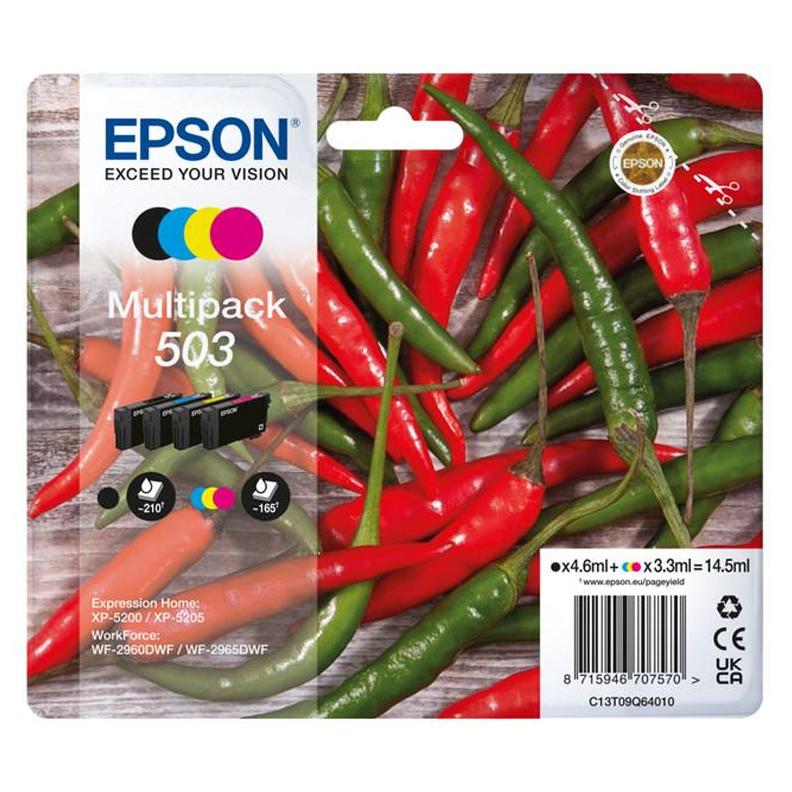 Epson C13T09Q64010 Multipack 4-colours 503 Chillies