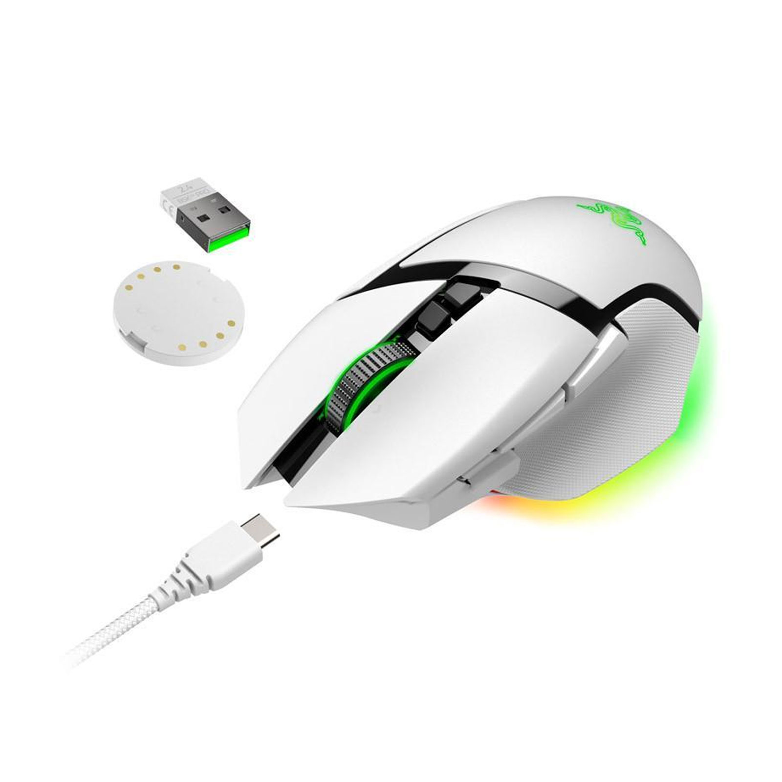 RAZER Basilisk V3 Pro Gaming-Maus, Weiß