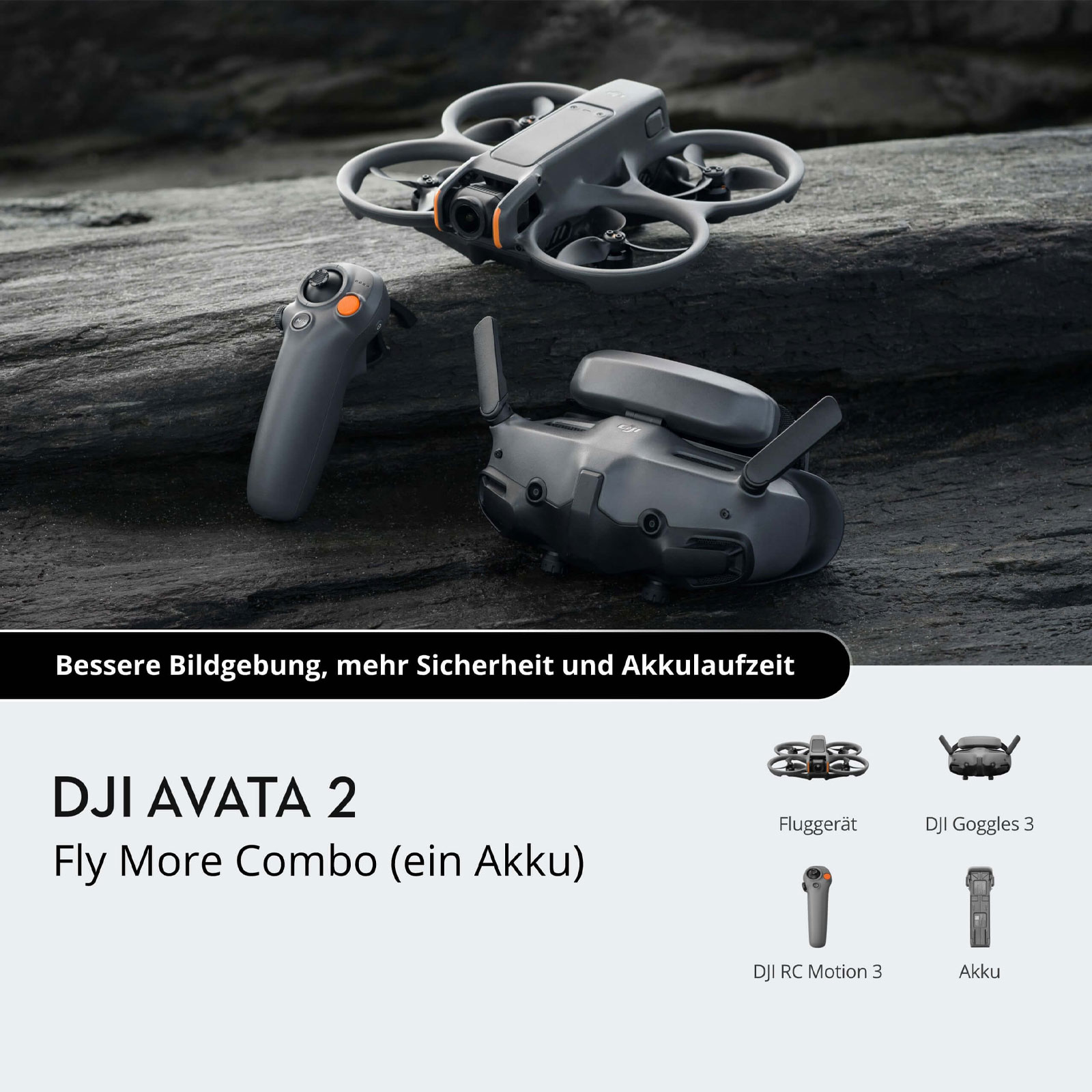 dji Avata 2 Fly More Combo (ein Akku)