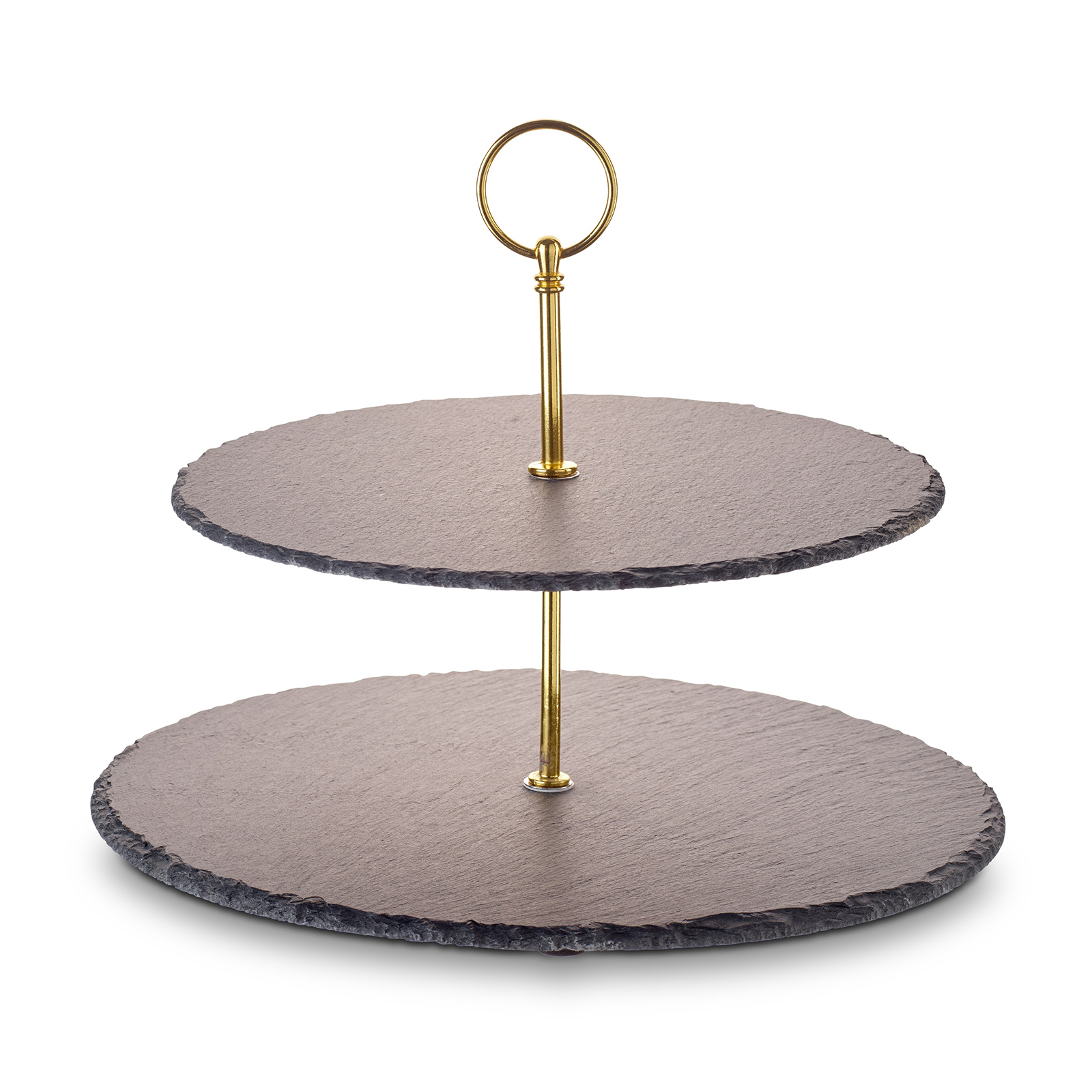 Echtwerk Schiefer Etagere 2‐Stöckig Echtwerk Schiefer Etagere 2‐Stöckig