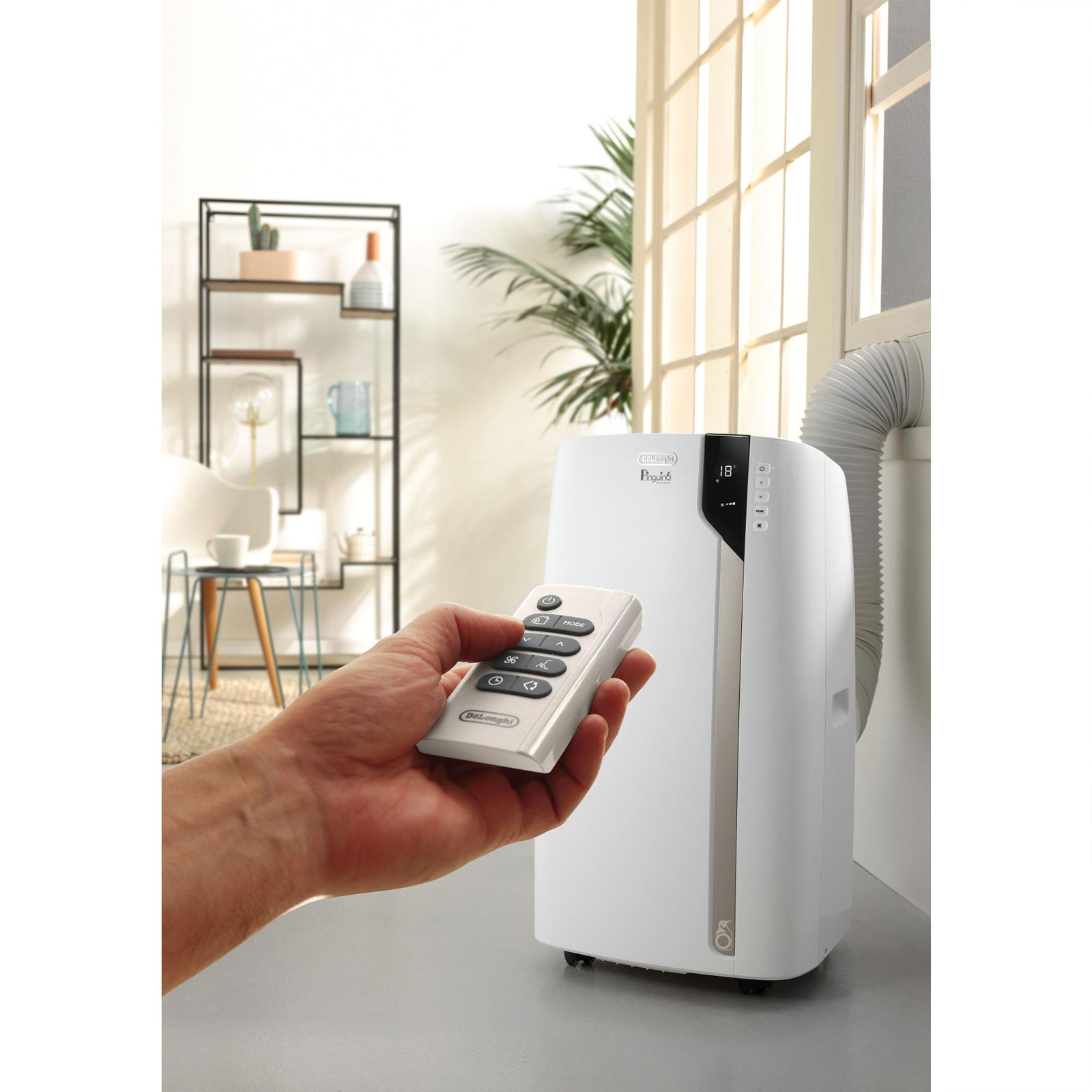 De'Longhi Mobiles Klimagerät Pinguino PAC EX93 Whisper Technology