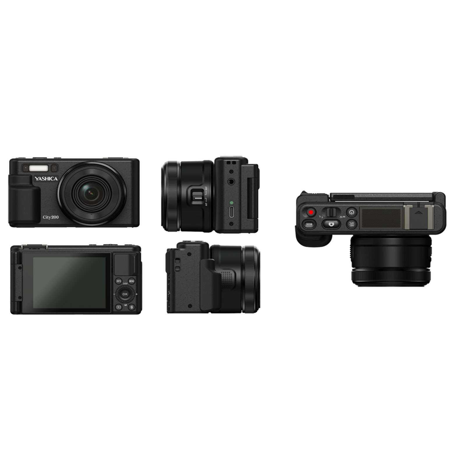 Yashica City 200 schwarz