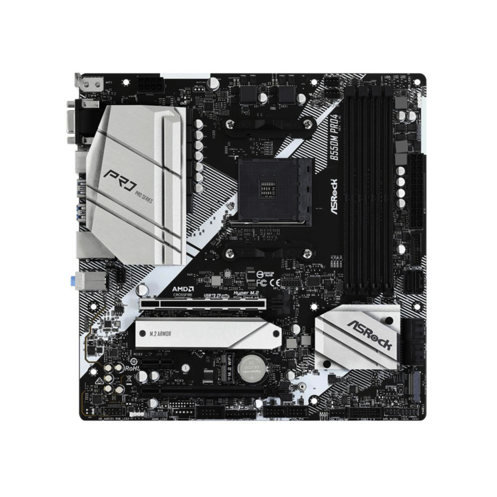 Asrock B550M PRO 4 (AM4) (D) Mainboard