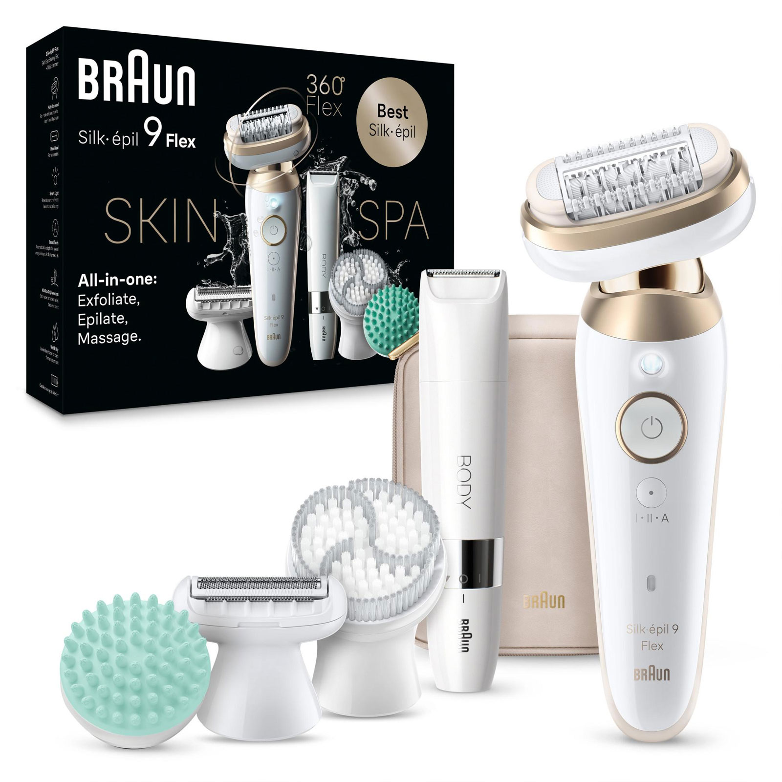 Braun Epilierer Silk-épil 9 Flex SkinSpa 9-481 3D