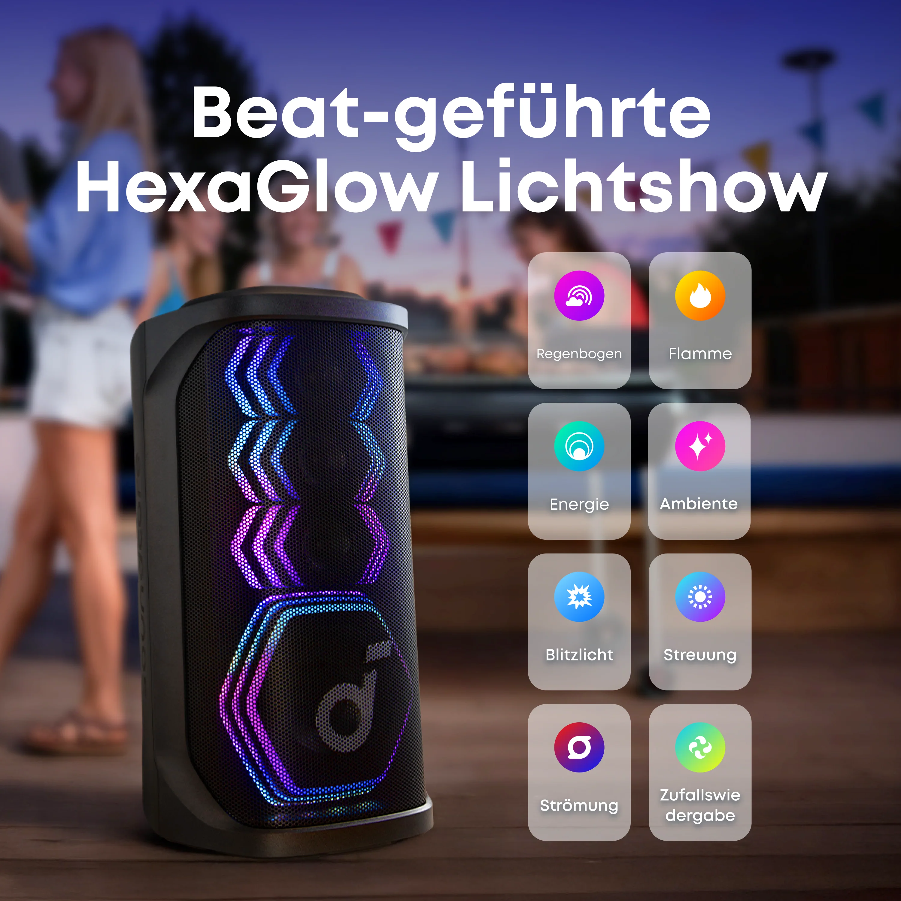 Soundcore Rave 3S schwarz Partylautsprecher (200W, KI)