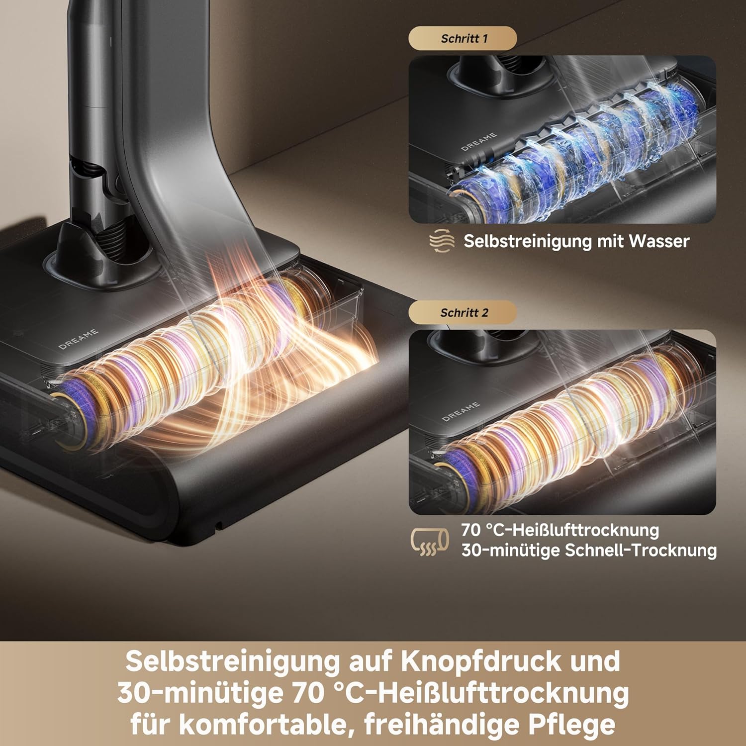 dreame Z30 Pro Aqua Akku Staubsauger Sauger Stielsauger Nass-und Trockensauger