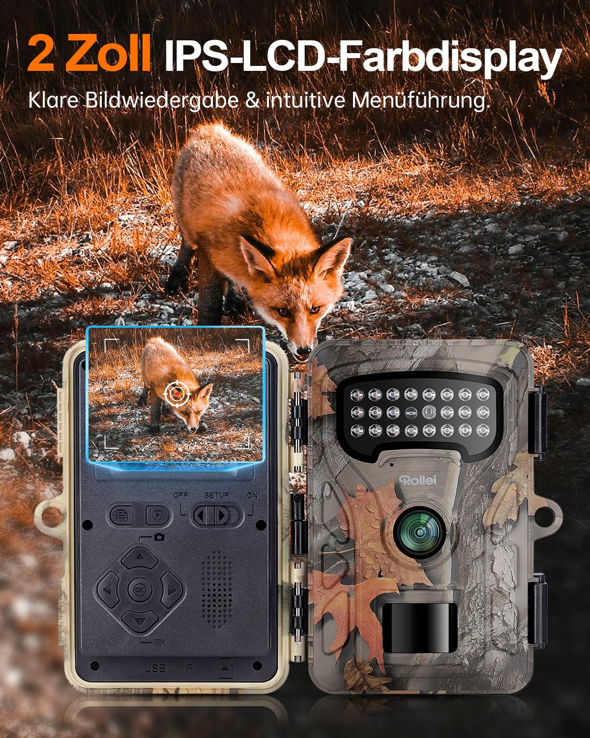 ROLLEI Wildkamera HD-30 Wildkamera