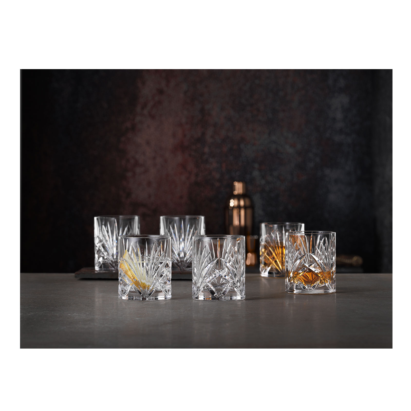 Nachmann Palais Whiskey Pur Set 6tlg Kristall Glas