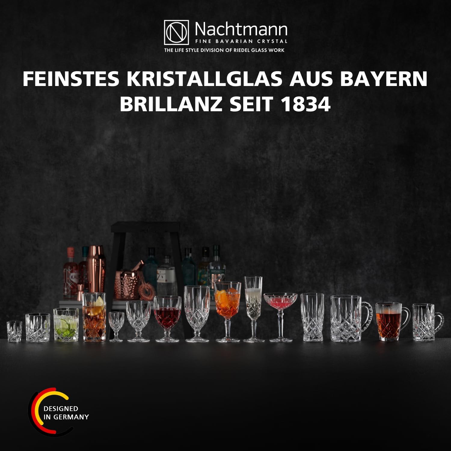 Nachtmann Becher Bossa Nova Edition 2er-Set 360 ml Trinkbecher Wasser Longdrinks