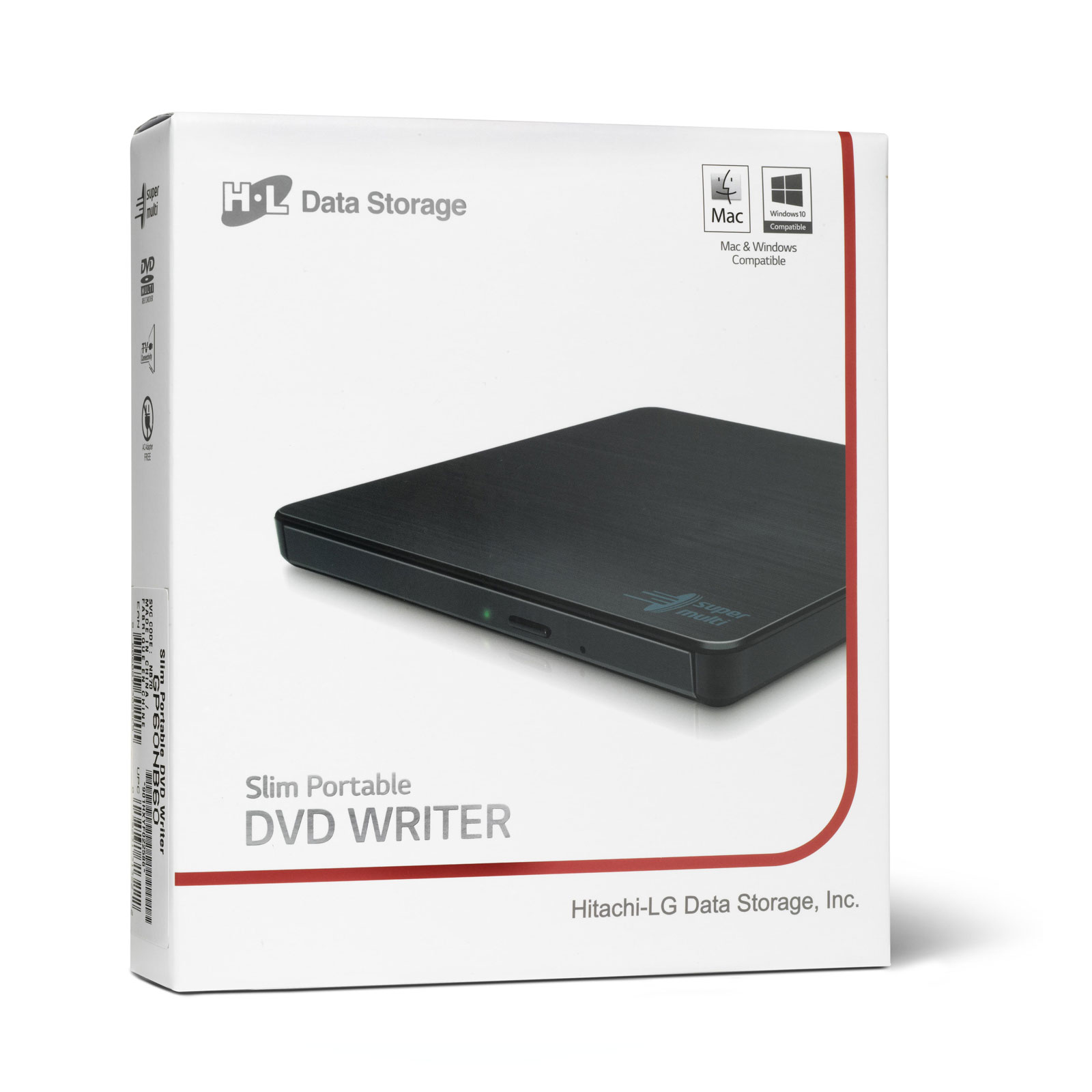 HLDS GP60NB60 DVD-Brenner schwarz, extern 9.5mm, Retail