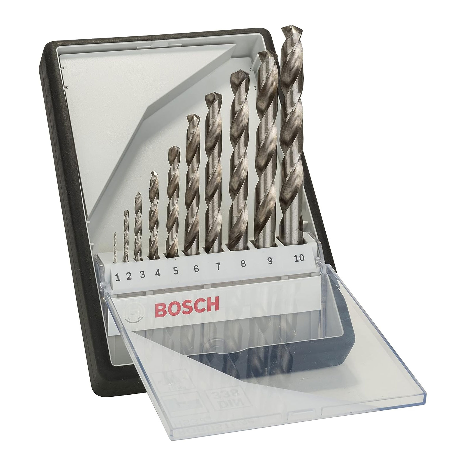 Bosch Robust-Bohrer Set, 5-teilig, mit I-Rack, Bohrer- & Bit-Satz