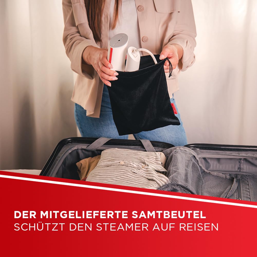 Polti Vaporella Vertical Styler GSM50R, tragbares vertikales Dampfbügeleisen