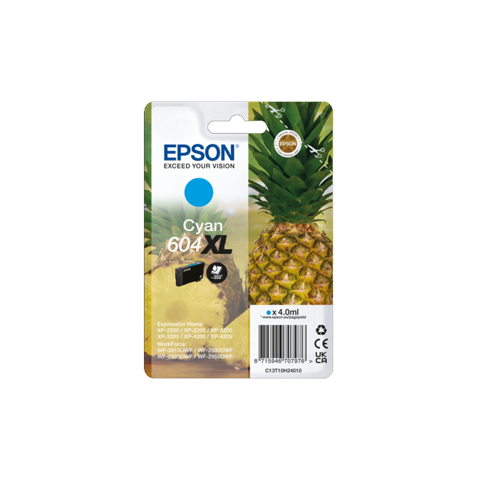 Epson C13T10H24010 Ananas cyan 604XL