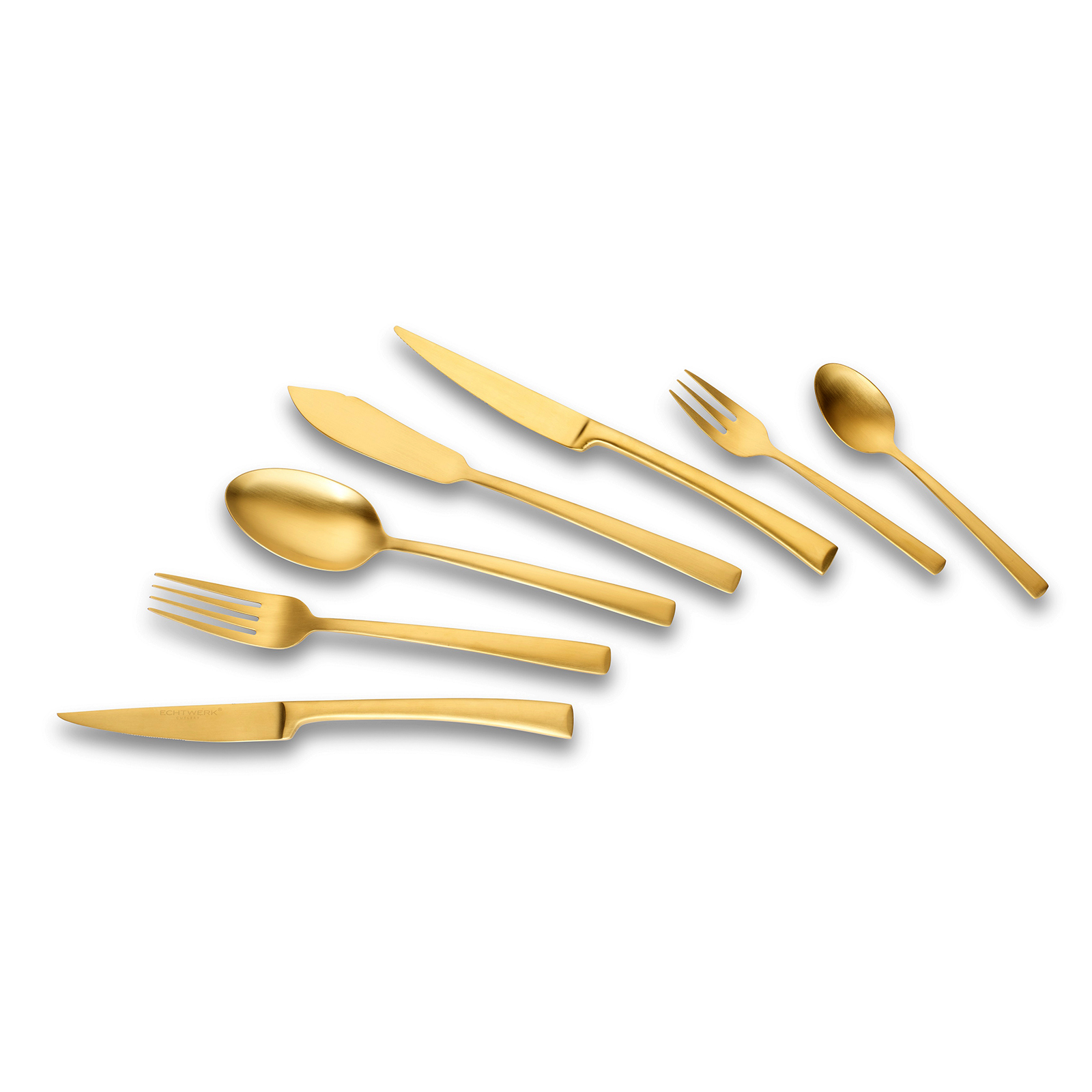Echtwerk Tafelbesteck "AVELINO" 42lg - Gold Edition