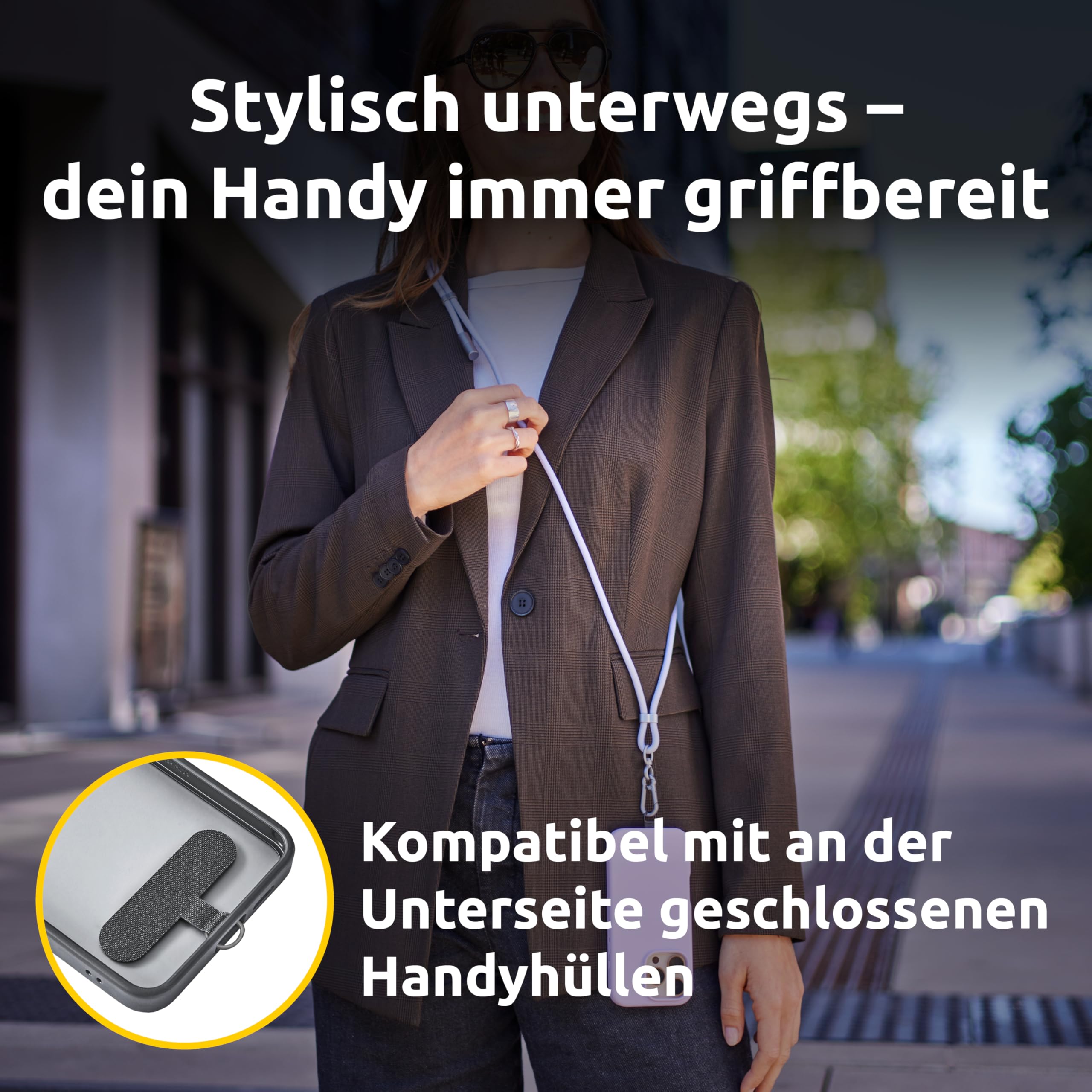 Intenso USB-C Lade- und Datenkabel Handykette – 60W, 480 Mbps