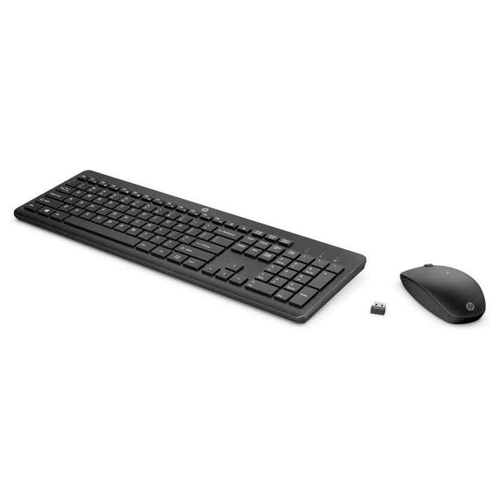 HP 230 Wireless Tastatur & Maus Set, Full-Size QWERTY Englisches Layout
