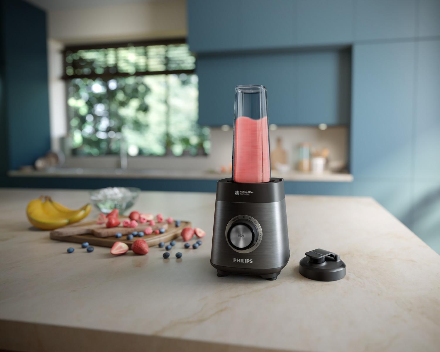 Philips 5000-Serie HR3041/00 Standmixer inkl. Blend-and-go-Behälter