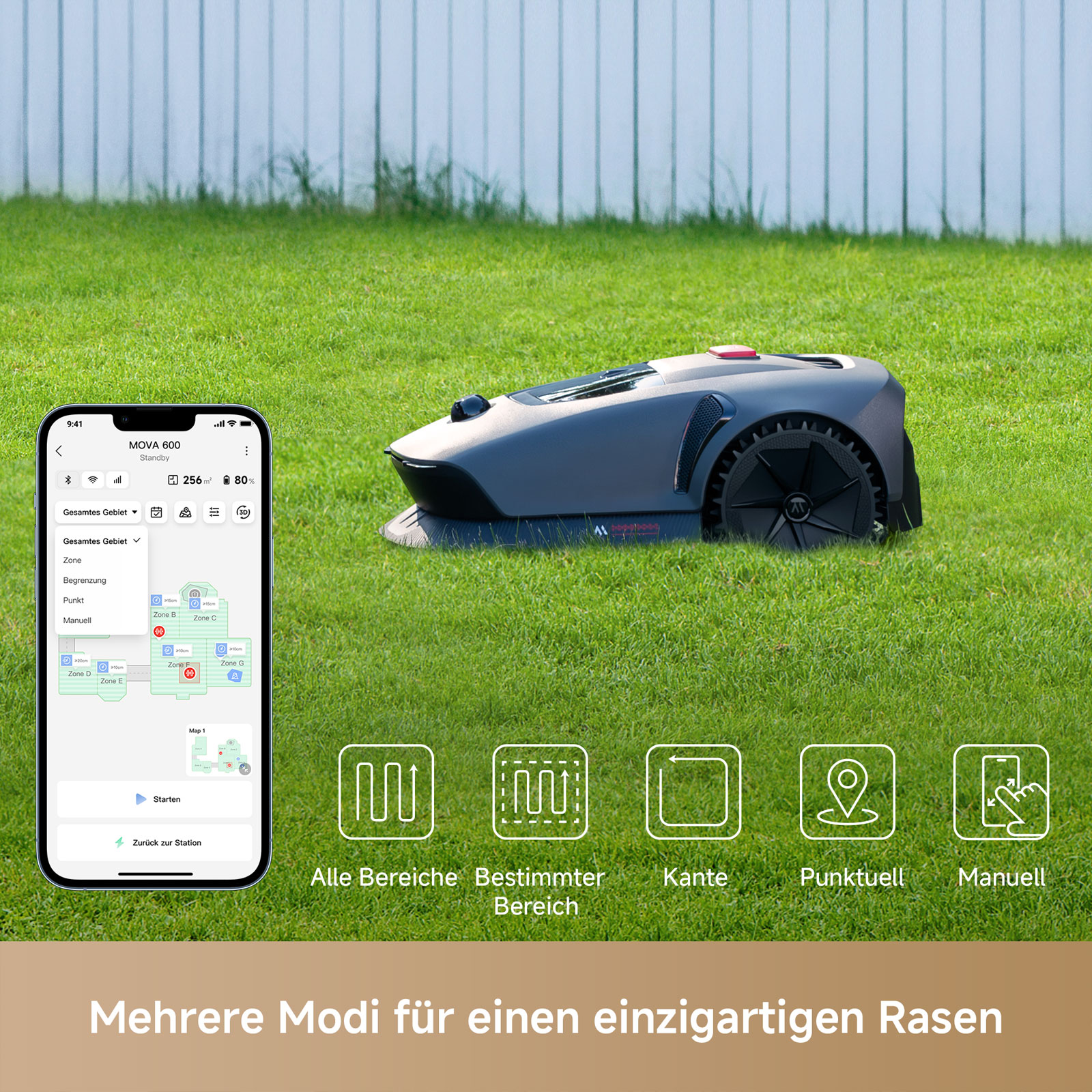 Dreame Mova 600 Kit Rasenmähroboter