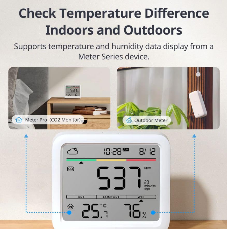 SwitchBot Meter Pro CO2 - Messgerät Smarte Wetterstation