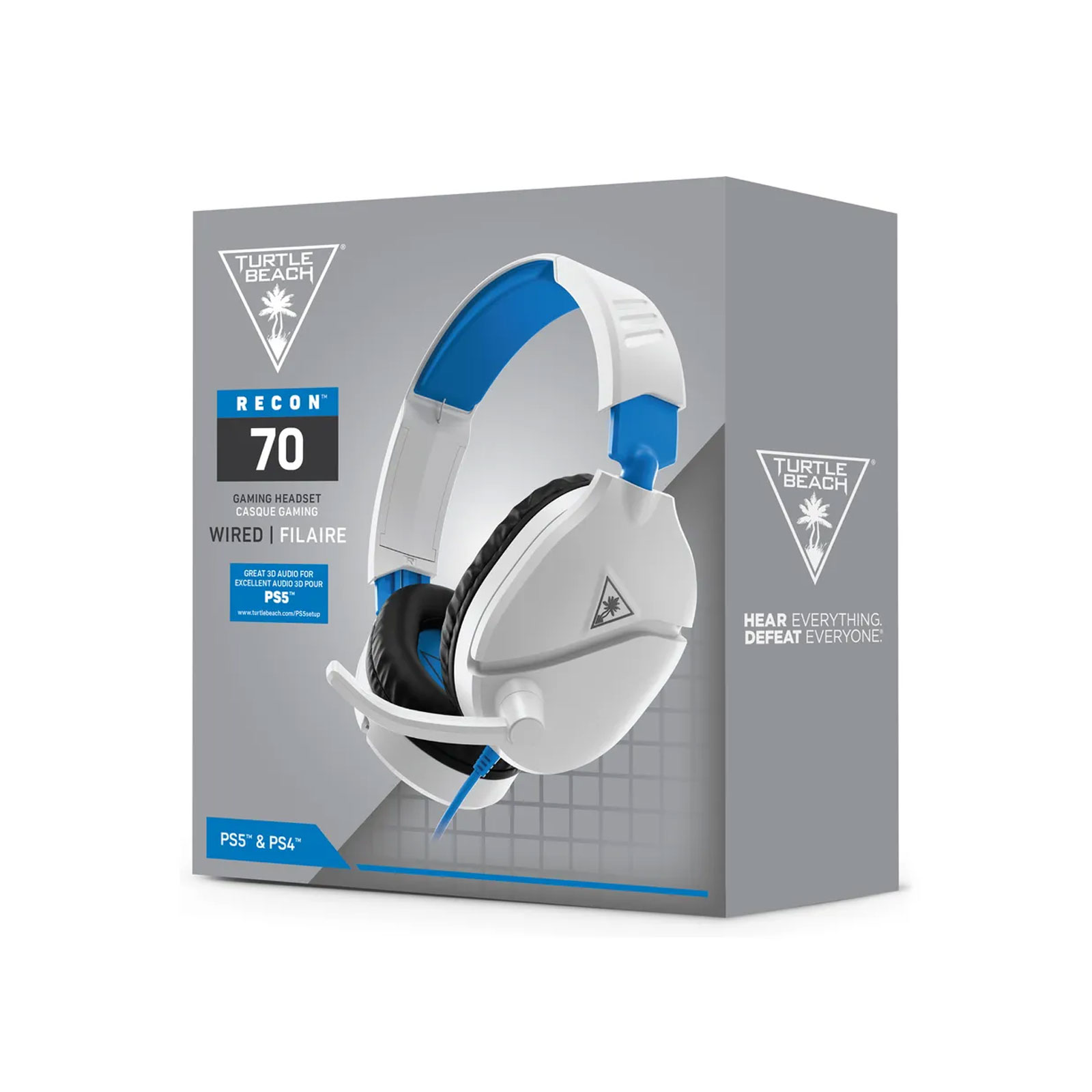 Turtle Beach Recon 70 Gaming-Headset für PlayStation, Schwarz (PS5, PS4, Xbox Series X|S, Xbox One, Nintendo Switch, PC)