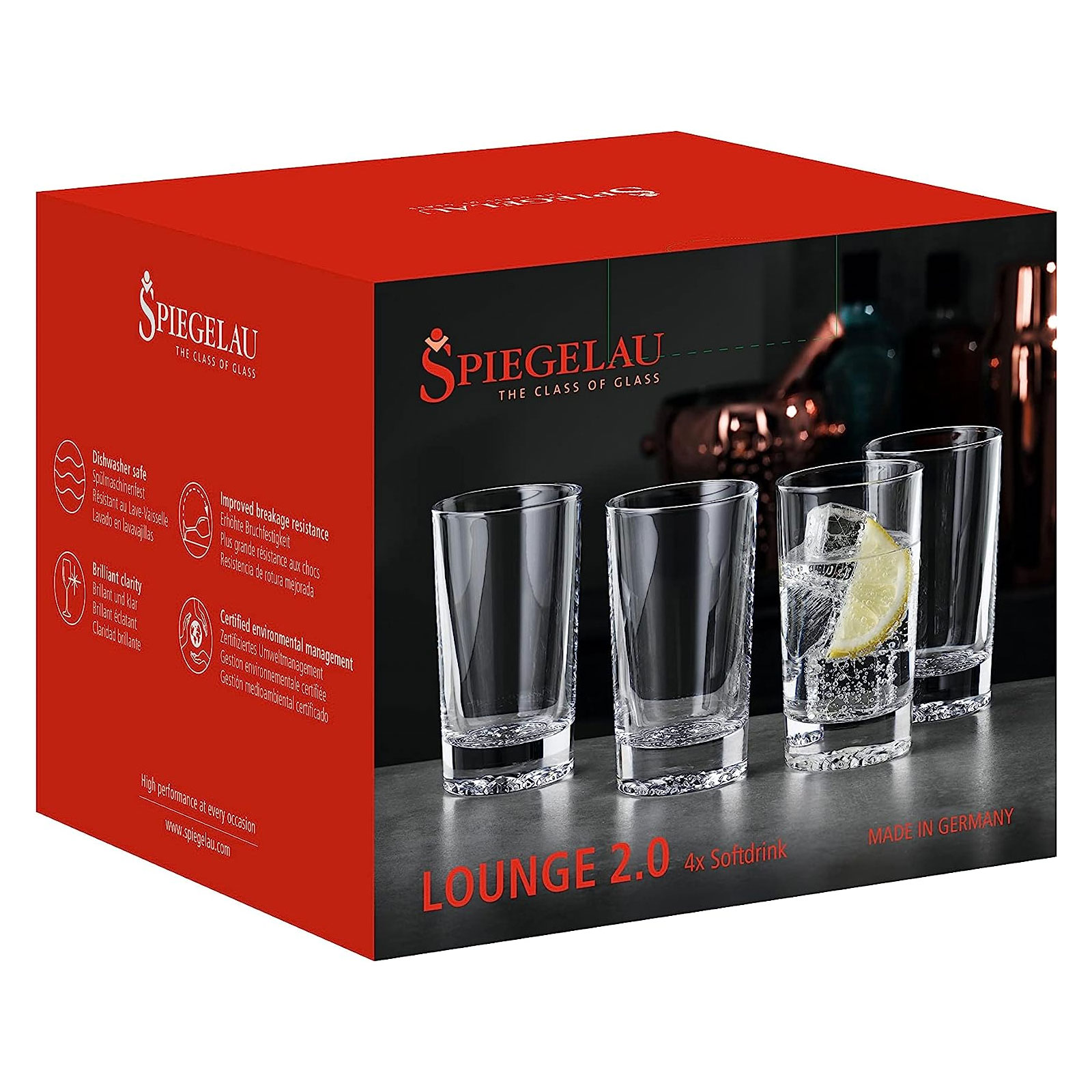 Spiegelau Lounge 2.0 Softdrink Set/4