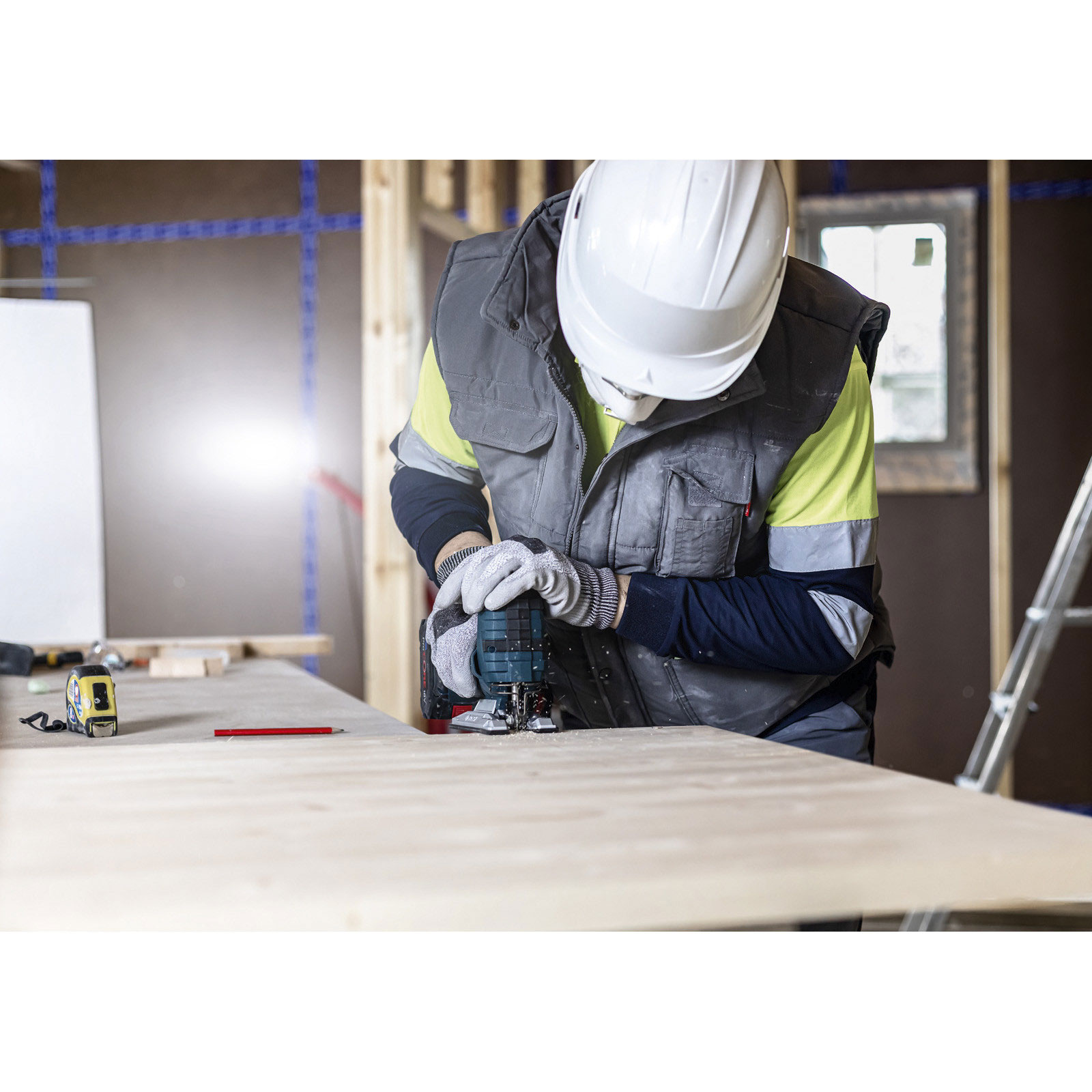 Bosch Professional Expert Wood 2-side clean T 308 B Stichsaegeblatt, 5 Stueck. Fuer Stichsaegen