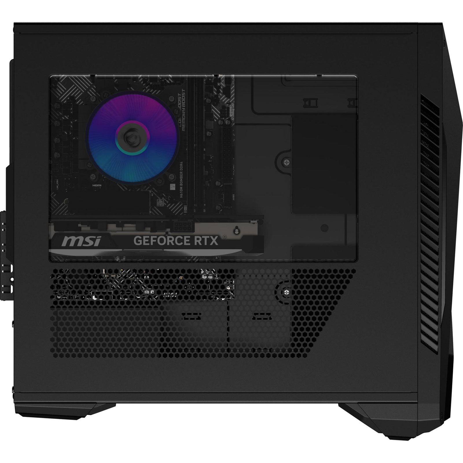 MSI Gaming-PC MAG Infinite S3 14NUE7-1672DE, Schwarz, Intel Core i7-14700F, 32 GB, 1 TB M.2 SSD, RTX 4070 SUPER