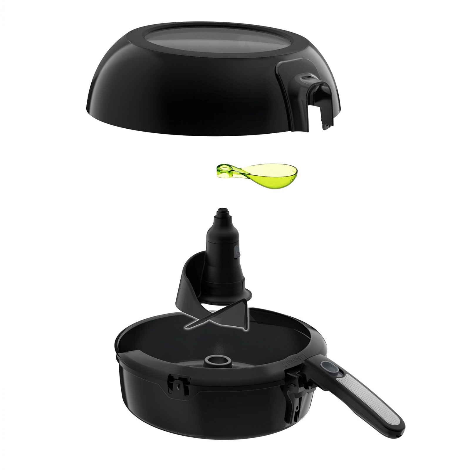 TEFAL FZ 773815 ActiFry Genius Smart Heißluft-Fritteuse schwarz