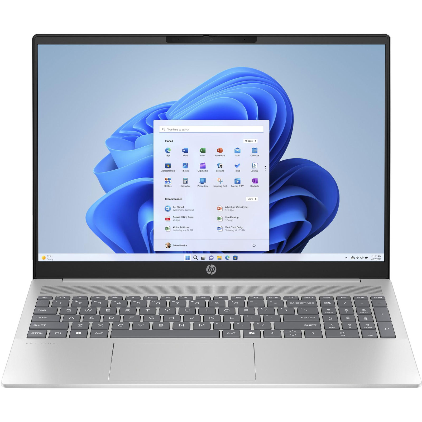 HP Notebook 16-ag0677ng, , 16 Zoll, WUXGA, Touch, AMD Ryzen 7 8840, 16 GB, 1 TB M.2 SSD