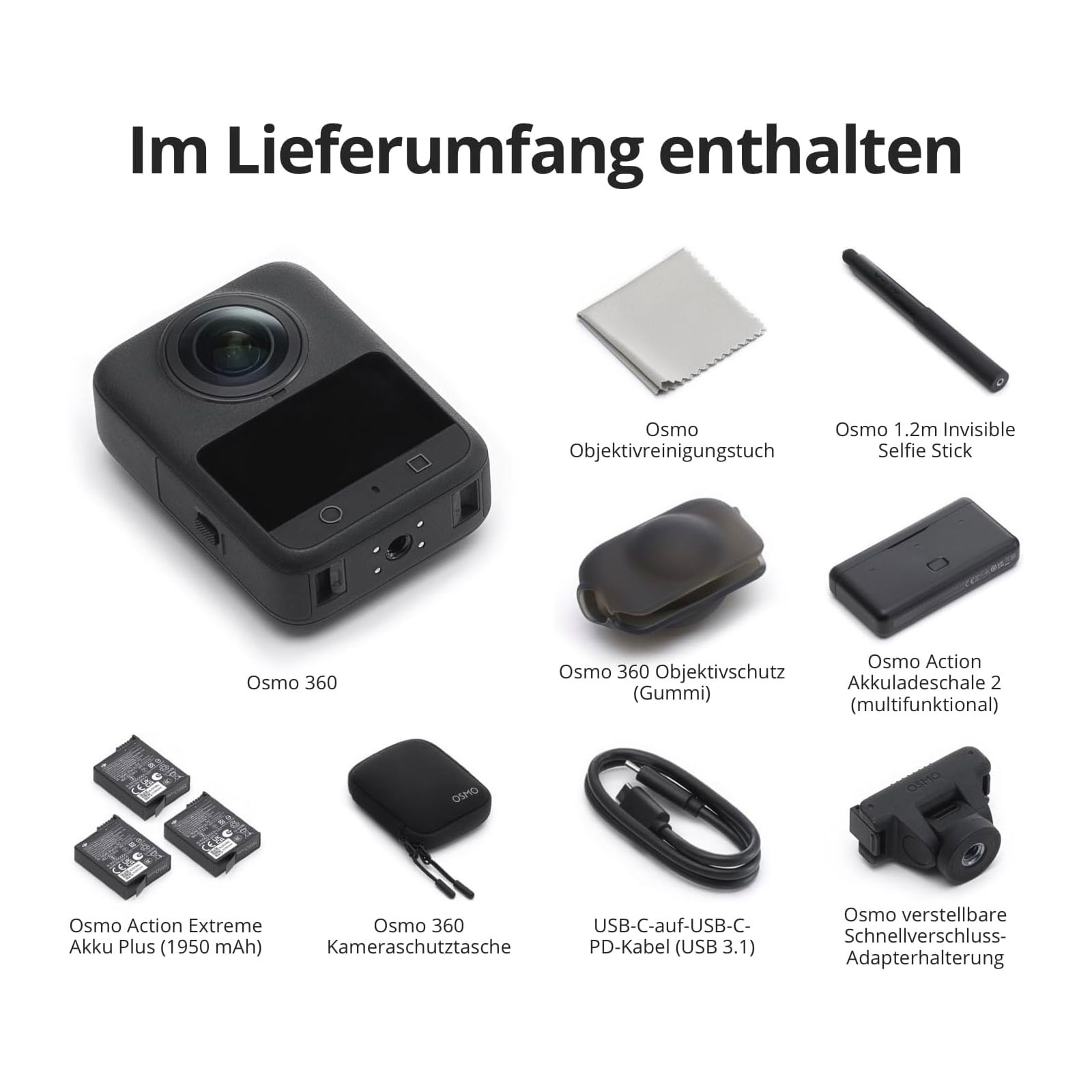dji Osmo 360 Adventure Combo Action Kamera