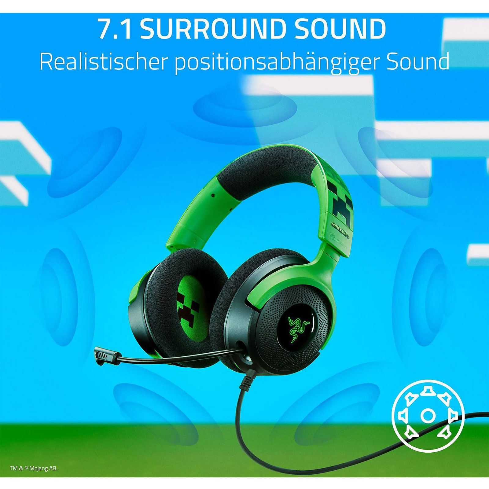 RAZ Kraken V4 X - Minecraft Ed