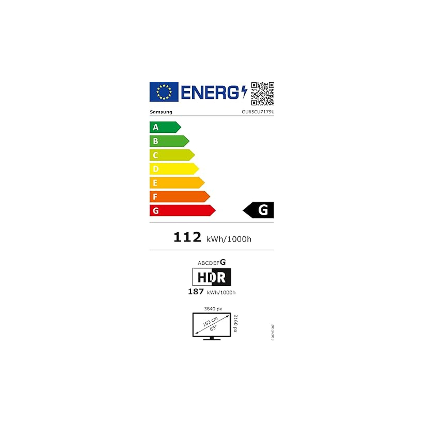 Samsung GU65CU7179UXZG Fernseher 
