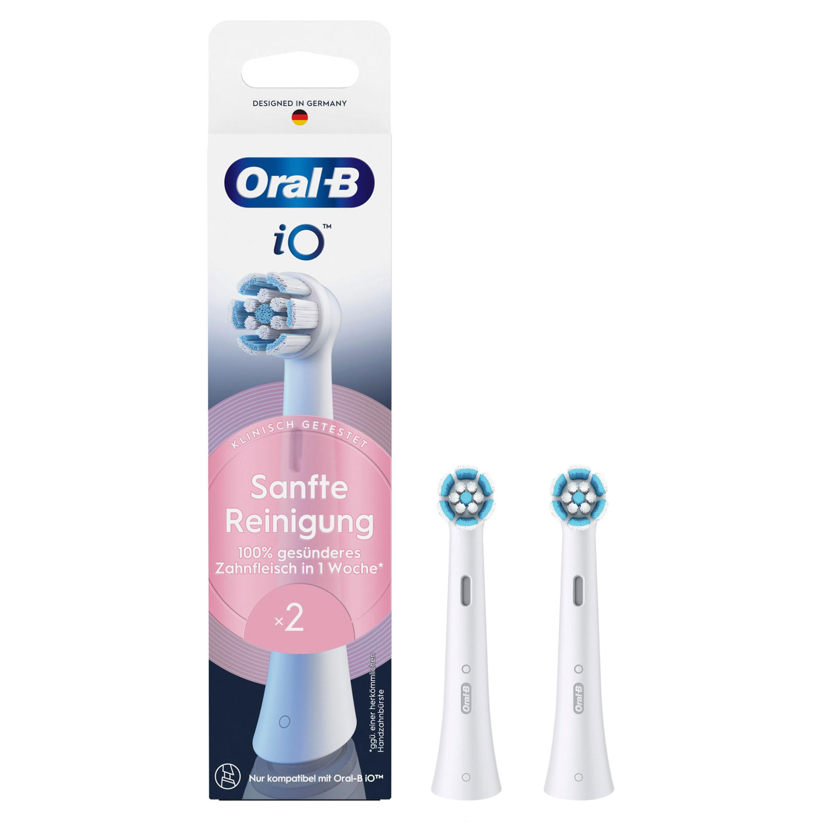 Oral-B iO Sanfte Reinigung, Original Aufsteckbürsten