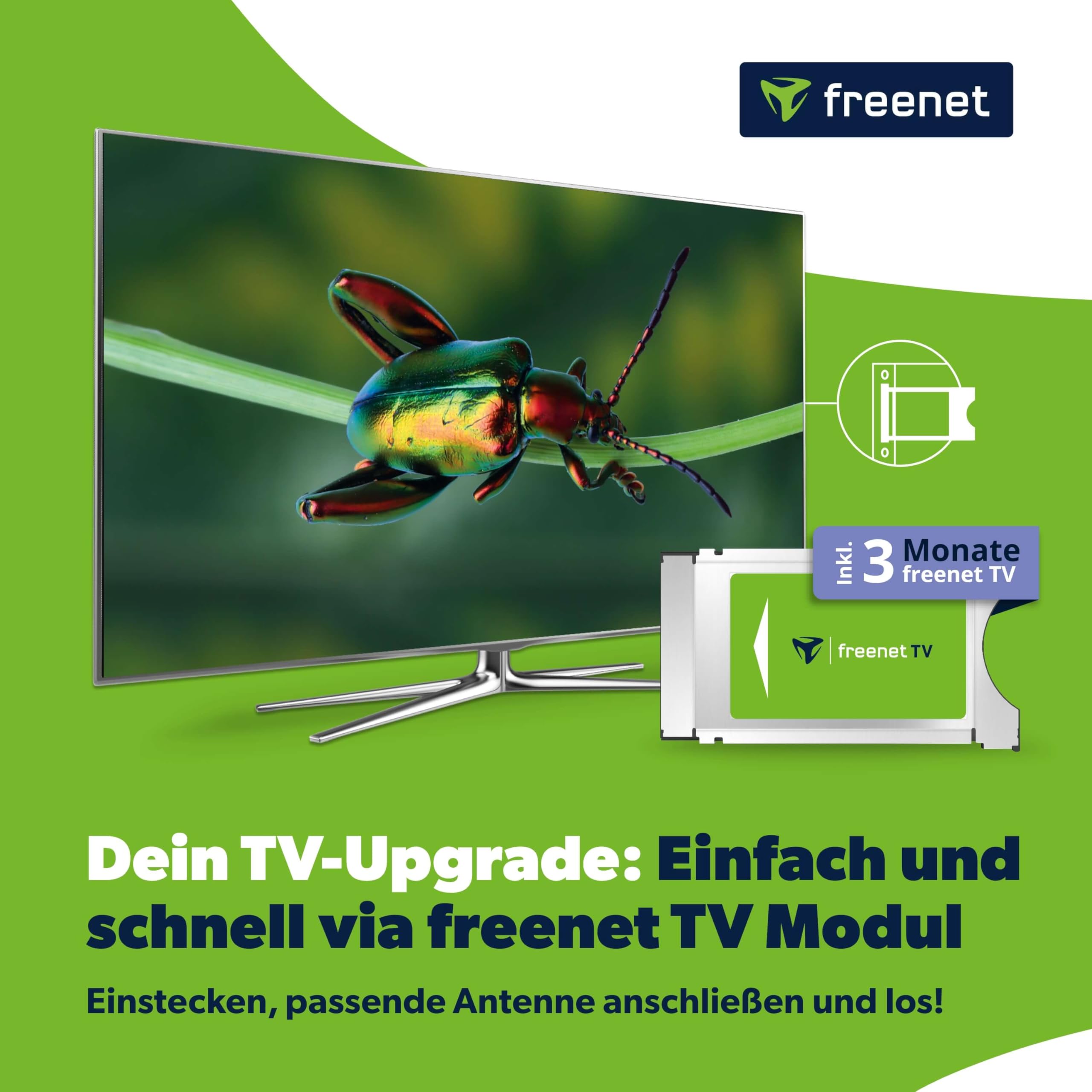 Freenet TV CI+ Modul DVB-T2 HD, 3 Monate freenet TV