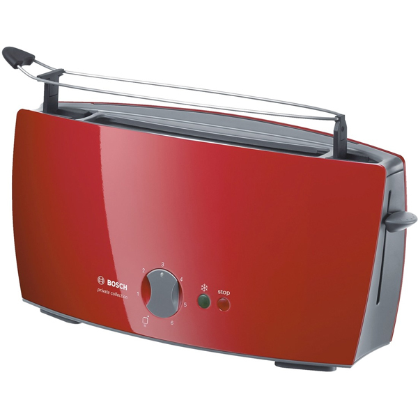 Bosch TAT6004 Langschlitz Toaster rot