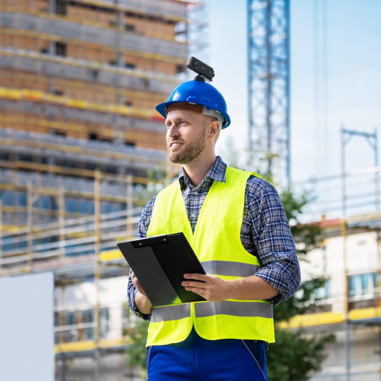 Insta360 Hard Hat Kamerahalterung